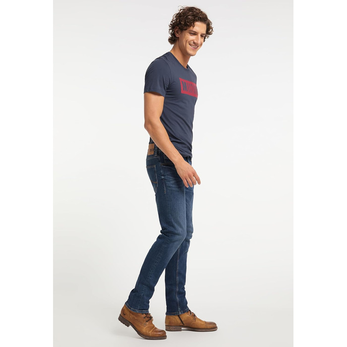 Джинси чоловічі MUSTANG Oregon Tapered Fit, блакитні, сірі, чорні, стрейч, розміри 30-40