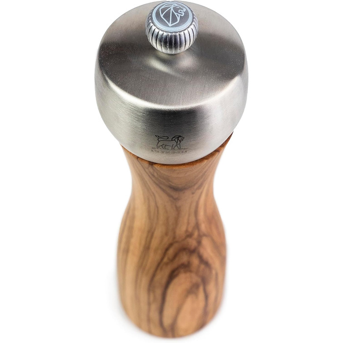 Мельниця для солі Peugeot Fidji 15 см, графіт, ручна, з регулюванням ступеня помолу, з PEFC-сертифікованого дерева