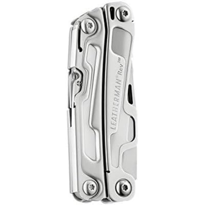 LEATHERMAN - Rev, compact multi-tool with package opener and screwdrivers, with nylon holster