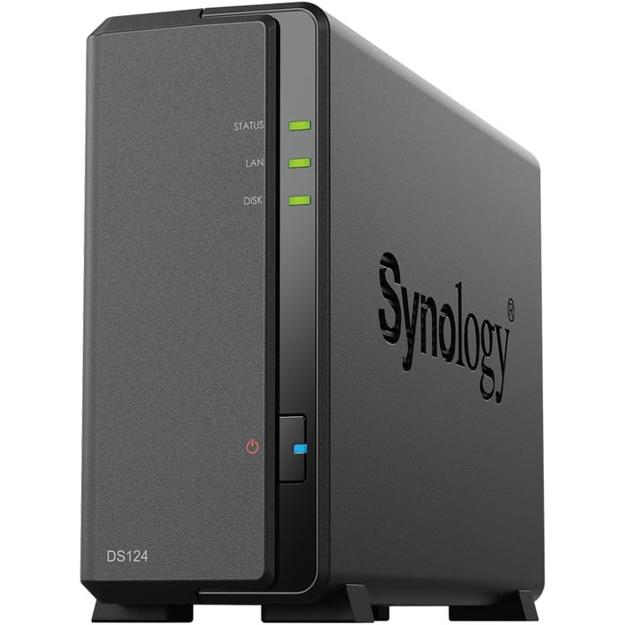 Synology DiskStation DS124 NAS система - 1x 4TB, мережевий накопичувач