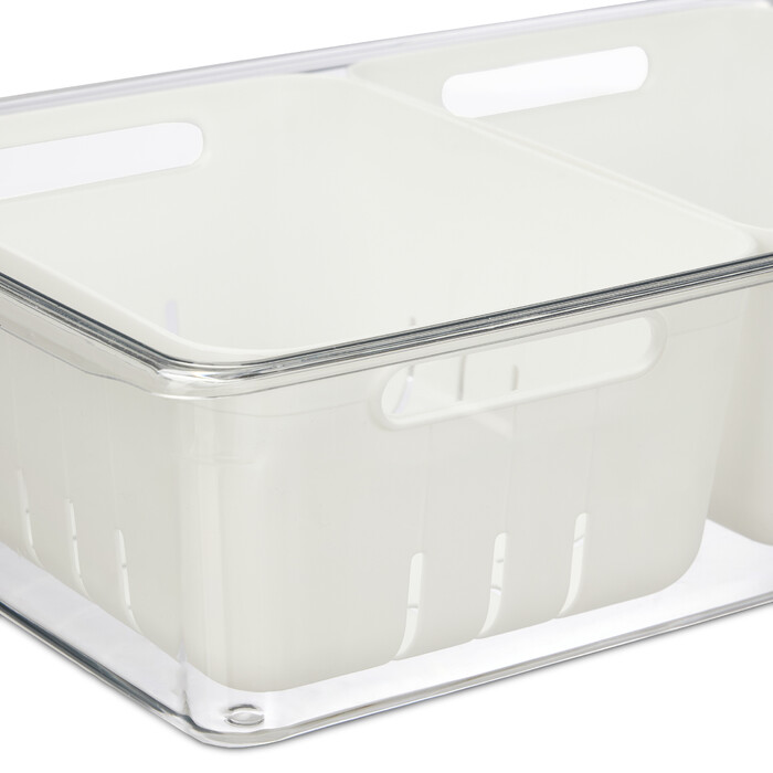 Relaxdays Refrigerator Organizer 3-Piece Set