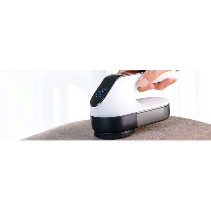 Потужна машинка для видалення ковтушків та ворсу з одягу, светрів та оббивки — 6 лез, USB-зарядка, великий розмір