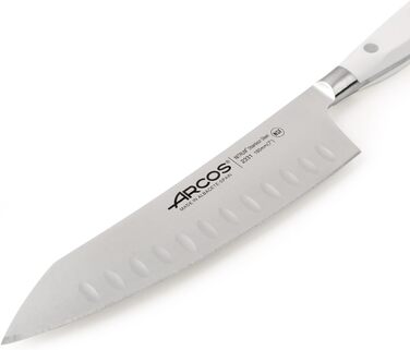 Ніж Arcos Serie Riviera Santoku 180 мм - професійний японський ніж з нержавіючої сталі з ручкою з POM