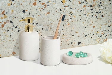 Комплект аксесуарів для ванної кімнати AWD Bonita, 4 предмети