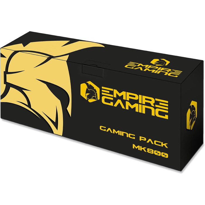 EMPIRE GAMING Kit MK800: Клавіатура та мишка для геймінгу RGB з італійською розкладкою (QWERTY), 105 клавіш, 2400 DPI, Anti-Ghosting, сумісна з PC, PS4, PS5, Xbox One/Series, Mac