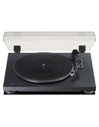 Програвач вінілу Teac TN-180BT-A3 Black з Bluetooth, ремінним приводом, 3 швидкості (33/45/78 об/хв) та вбудованим фонокоректором