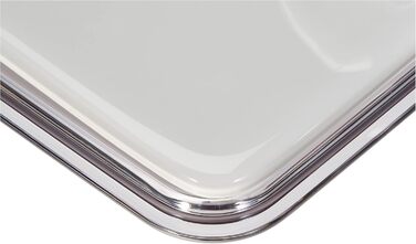 Guzzini - Gocce, Square Cheese Dome - Sky Grey, 25.5 x 25.5 x h11.5 cm - 27000092