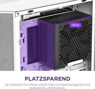 Блок живлення NZXT C850 Gold ATX 3.1, 850W, 80 Plus Gold, повністю модульний, чорний