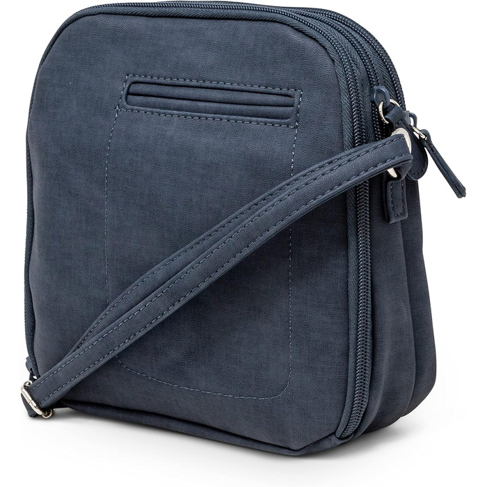 Сумка кросбоді жіноча MultiSac North South Mini Zip Around Indigo (Heirloom) - оригінальна якість