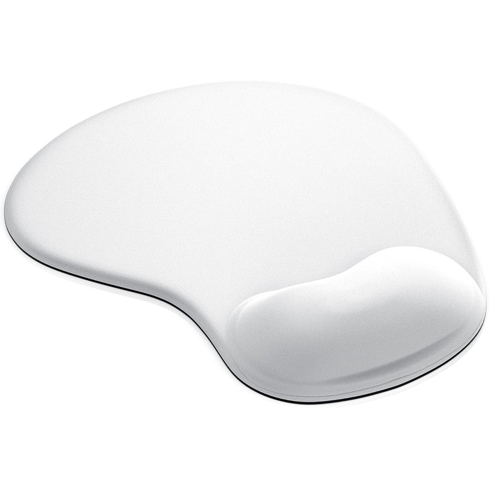 Кисетковий Mousepad CSL з гелевою підкладкою для зап'ястя - чорний/білий, ергономічний, водонепроникний, для геймінгу