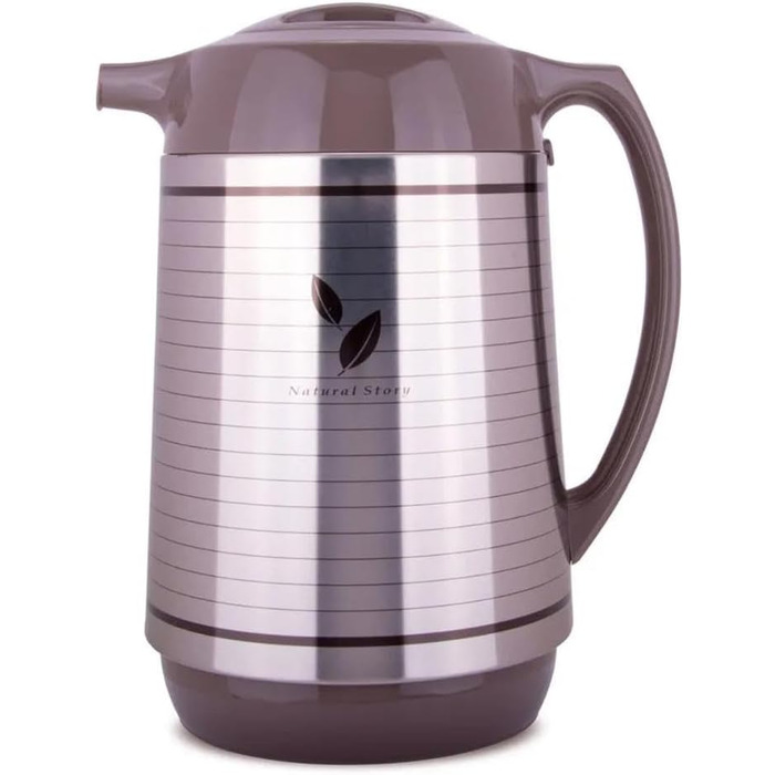 Термос Zojirushi Thermokaraffe, 1 л, білий (600 мл, сатинова поверхня) - Японська якість