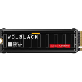 SSD WD Black SN8100 4TB PCIe 5.0 NVMe M.2 з радіатором - Швидкість до 14900 МБ/с
