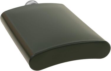 Набір фляга з нержавіючої сталі з келихом та воронкою • Військовий дизайн • Зелений • 9 oz / 265 ml • Для піших прогулянок