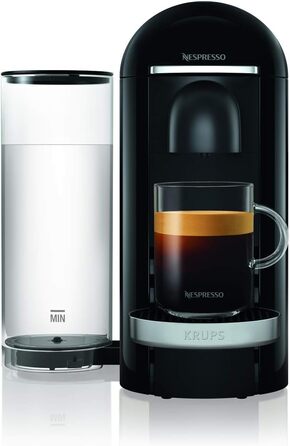 Кавомашина Nespresso Krups Vertuo YY2778FD: Espresso та кава, 40-410 мл, титан (чорний)