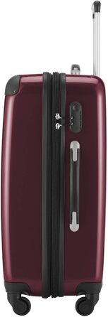 Чемодан ручної поклажі Alex від Hauptstadtkoffer, 38x23 см, 42 л, з 4 колесами, жорсткий, розширюваний, Бордовий (65)