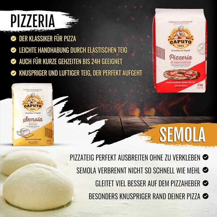 DELICRET - Premium Culinary Pizza Starter Kit | First-class pizza ingredients for unforgettable enjoyment | Pizza ball box