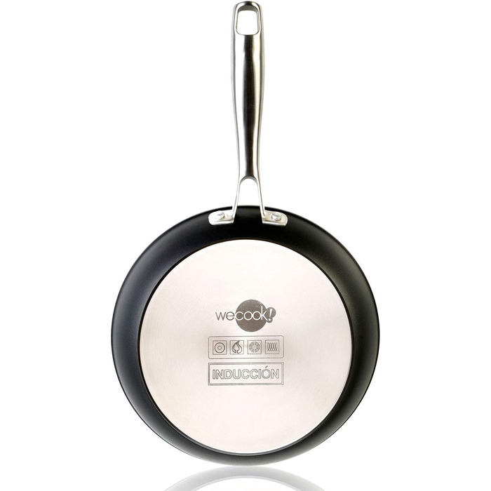 Набір сковорідок WECOOK EcoChef Titan, 3 шт. (20/24/28 см), кований алюміній, індукція, 5-шарове антипригарне покриття без PFOA, для всіх типів плит, посудомийна машина