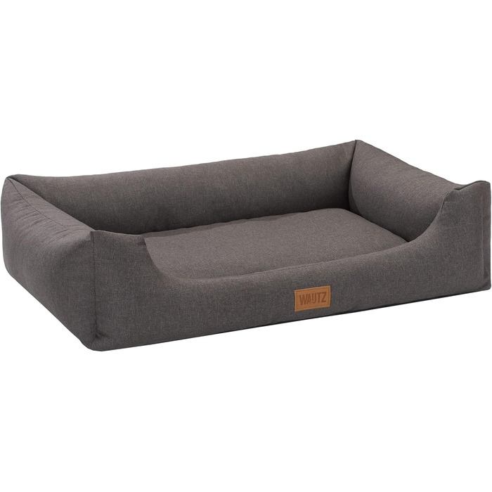 Софа-ліжко для собак MSS e.K. з м'якою оббивкою та знімним велюровим покриттям, 85 x 63 x 25 см. Підходить для великих собак, зручне собаче ліжко, килимок для собак, ліжко для цуценят