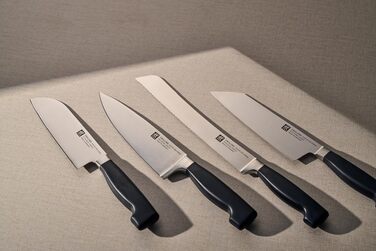 Кухонний ніж Сантоку ZWILLING Professional S, нержавіюча сталь, 17 см, чорний