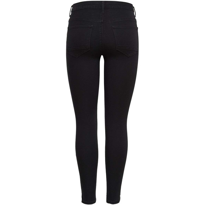 Джинси жіночі Only Kendell Skinny, чорні, висока посадка, укорочені, розмір XXL/32L