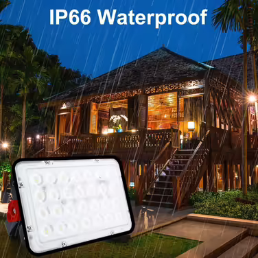 LED Floodlights Outdoor 400W, 2 Pack 40000LM LED Outdoor Floodlights 6500K Cool White LED Spotlight IP66 Waterproof Construction Floodlight LED Floodlight for Garden, Garage, Sports Field, Yard, Hallway (50W*2)