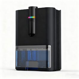 Електричний осушувач повітря для дому, 80м², 2500 мл, автоматичне відтанення, режим сну, захист від вологи та плісняви, для ванної кімнати/спальні, чорний