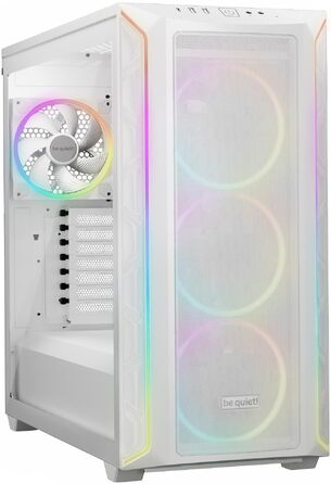 Корпус для ПК be quiet! Shadow Base 800 FX White: E-ATX, 140mm PWM вентилятори Pure Wings 3, USB 3.2 Gen 2 Type-C, підтримка радіаторів 420мм, загартоване скло