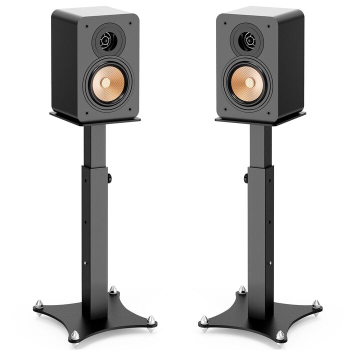 Підставка для колонок, регульована по висоті 50-70 см, універсальна, з кабелеуправлінням, 30 кг, набір 2 шт.