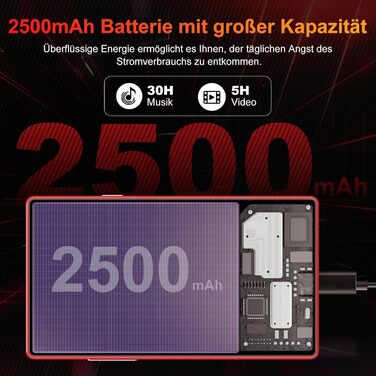 MP3 плеєр Oilsky 160GB з Bluetooth, WiFi, Android 13, 5