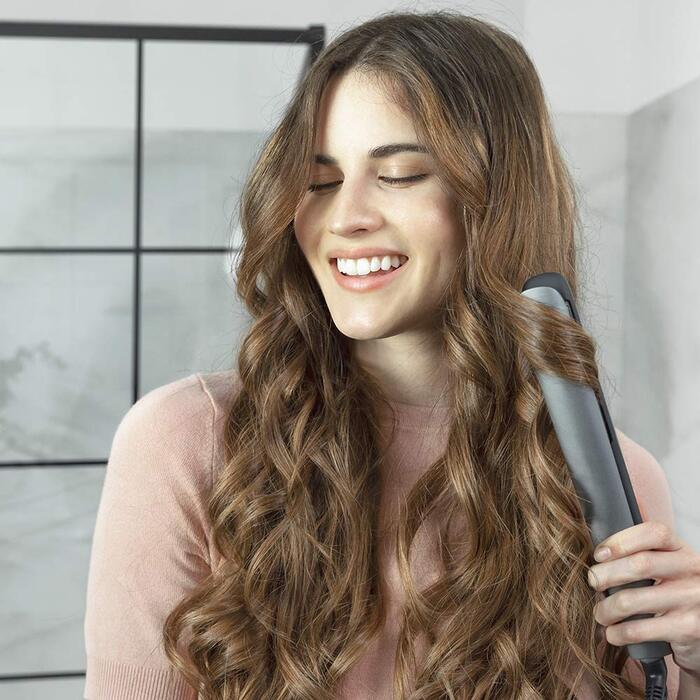 Випрямляч для волосся Cecotec Stijltang Bamba RitualCare 890 Titanium з титановими пластинами, регулюванням температури 140-200 ºC, автовимкненням, 3 м кабелю та захистом пластин з силікону