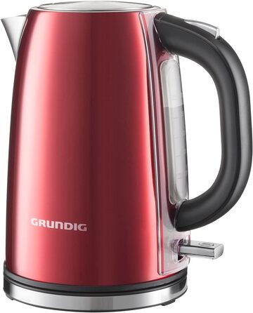 Електричний чайник Grundig WK 8340 з нержавіючої сталі, 1.7 л, прихований нагрівальний елемент, індикатор рівня води, колір Rose Gold