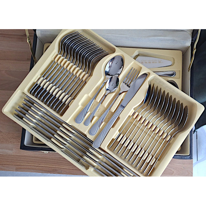 Набір столових приборів Hoffner Premium Laser 72 предмети