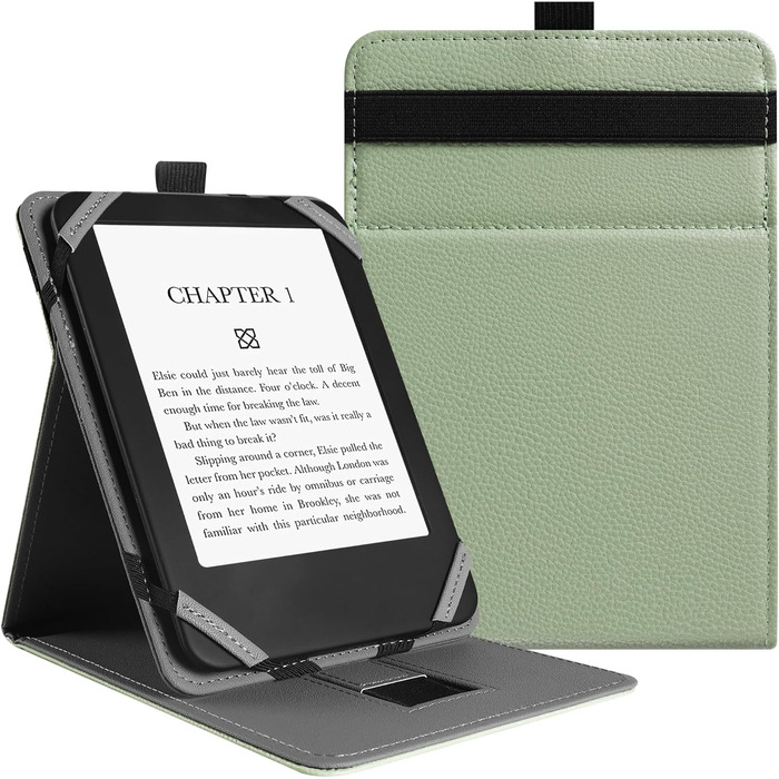 Захисний чохол для Kindle Paperwhite/colorsoft та інших eReaders 6-6.8-7 дюймів (Matcha Green)