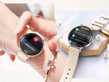 Смарт-годинник JG Smart PRESTIGE AMOLED для жінок, сріблястий