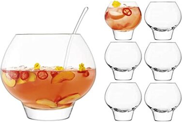 LSA G1570-00-301 Rum Bowl Set, glass, Transparent