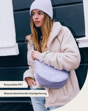 Сумка через плече Johnny Urban Ally Medium Desert Grey (3.3 л) - Унісекс, Місячна форма, Водовідштовхувальна