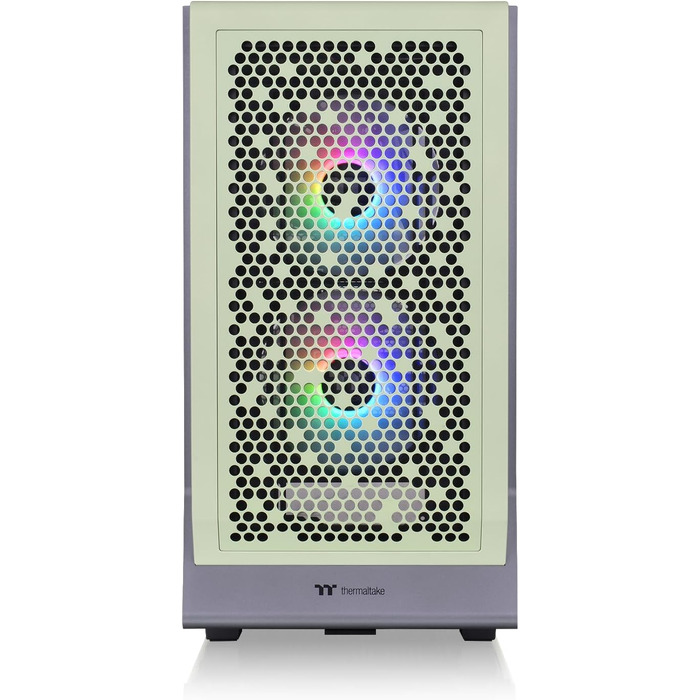 Корпус Thermaltake Ceres 300 TG ARGB Snow Mid-Tower ATX/E-ATX, 3x140мм вентилятори, загартоване скло, підтримка 360мм радіатора, Matcha Green