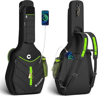 CAHAYA Softshell-чохол для акустичної гітари з підкладкою - 12 мм, Gigbag, рюкзак для гітари з кишенями, модний чохол для гітари 40/41/42 дюйми