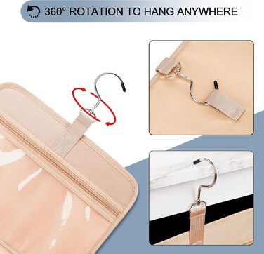 Сумка-органайзер для туалетних аксесуарів для жінок, велика, водонепроникна, з відділенням для прикрас, для подорожей, темно-синя