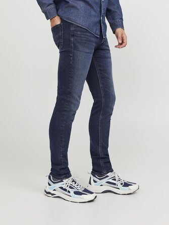 Джинси чоловічі JACK & JONES Jjiglenn Original AM 817 Noos (36W/32L, блакитний денім, класичний крій)