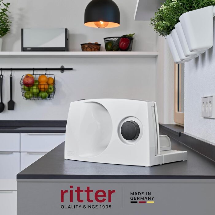 Електричний слайсер Ritter Markant 01: компактний, з Eco-двигуном, Made in Germany