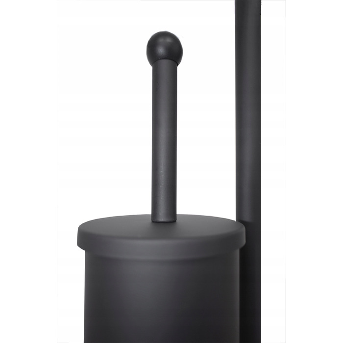 Підставка для ванної кімнати модель 104 з тримачем для паперу та йоржиком для унітаза, срібляста