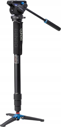 Монопод із ніжками Benro A48TDS4 та відеоголовкою S4