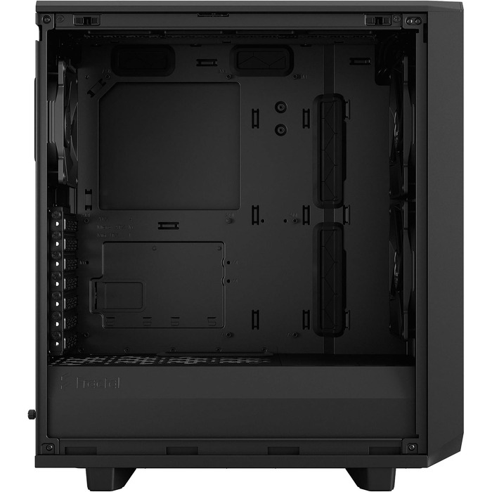 Корпус для комп'ютера Fractal Design Meshify 2 Compact Black ATX Mid Tower (Black TG Light Tint), високий повітряний потік