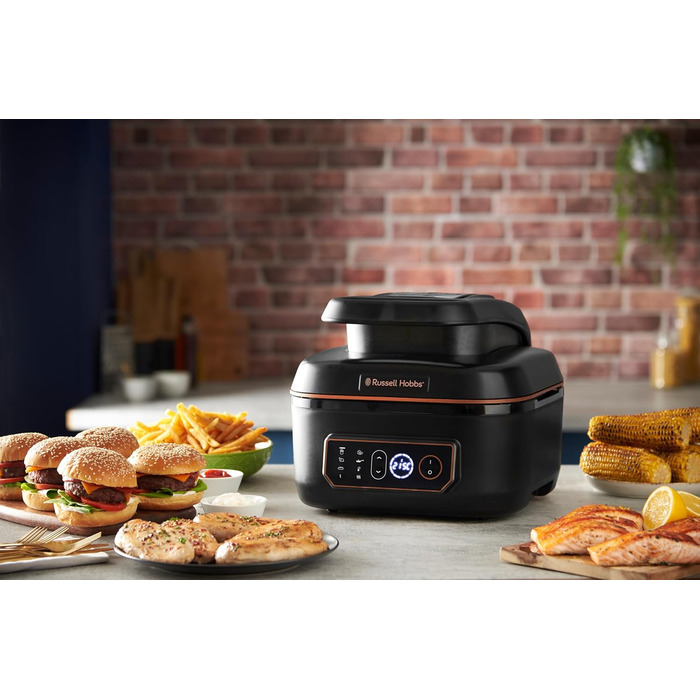 Каструля Russell Hobbs XL 5,5 л для SatisFry Multikocher Airfryer & Grill 26520-56, антипригарне покриття, для посудомийної машини, запасна частина, аксесуар N700636