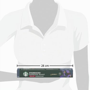 Кавові капсули Starbucks Espresso Roast Decaf для Nespresso, темне обсмажування, 100 шт (10х10)