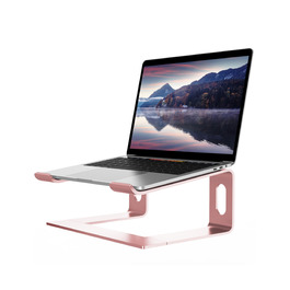 Підставка для ноутбука ALASHI на стіл, алюміній, ергономічна, 10-15.6 дюймів, червоно-золотий рожевий