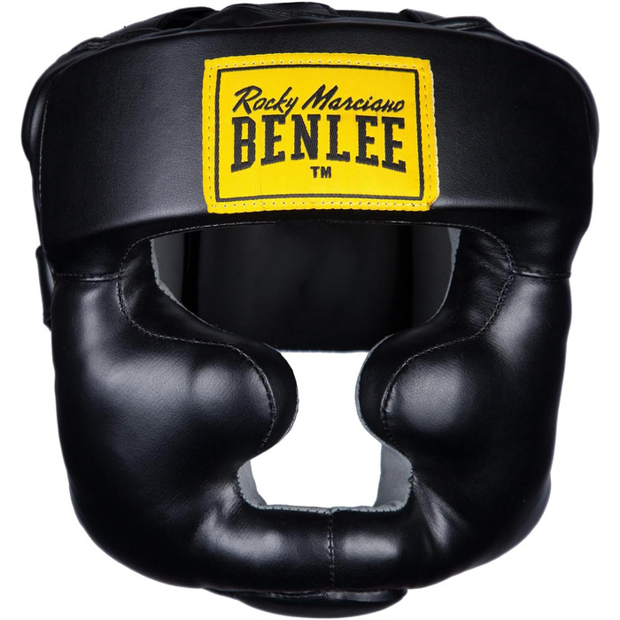 Захисний ковпак для голови BENLEE з екошкіри, повний захист, чорний, L-XL, 1 шт.