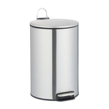 Relaxdays Stainless Steel Step Bucket 12 Liter