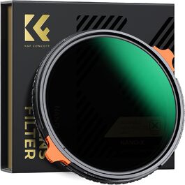 Фільтр K&F Concept Nano-X 37mm 2-в-1: ND та CPL (ND4-ND64)